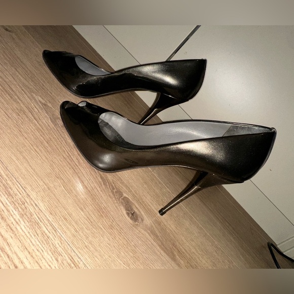Miu Miu Metalic Peep-Toe Stilettos size 39 - Picture 5 of 7